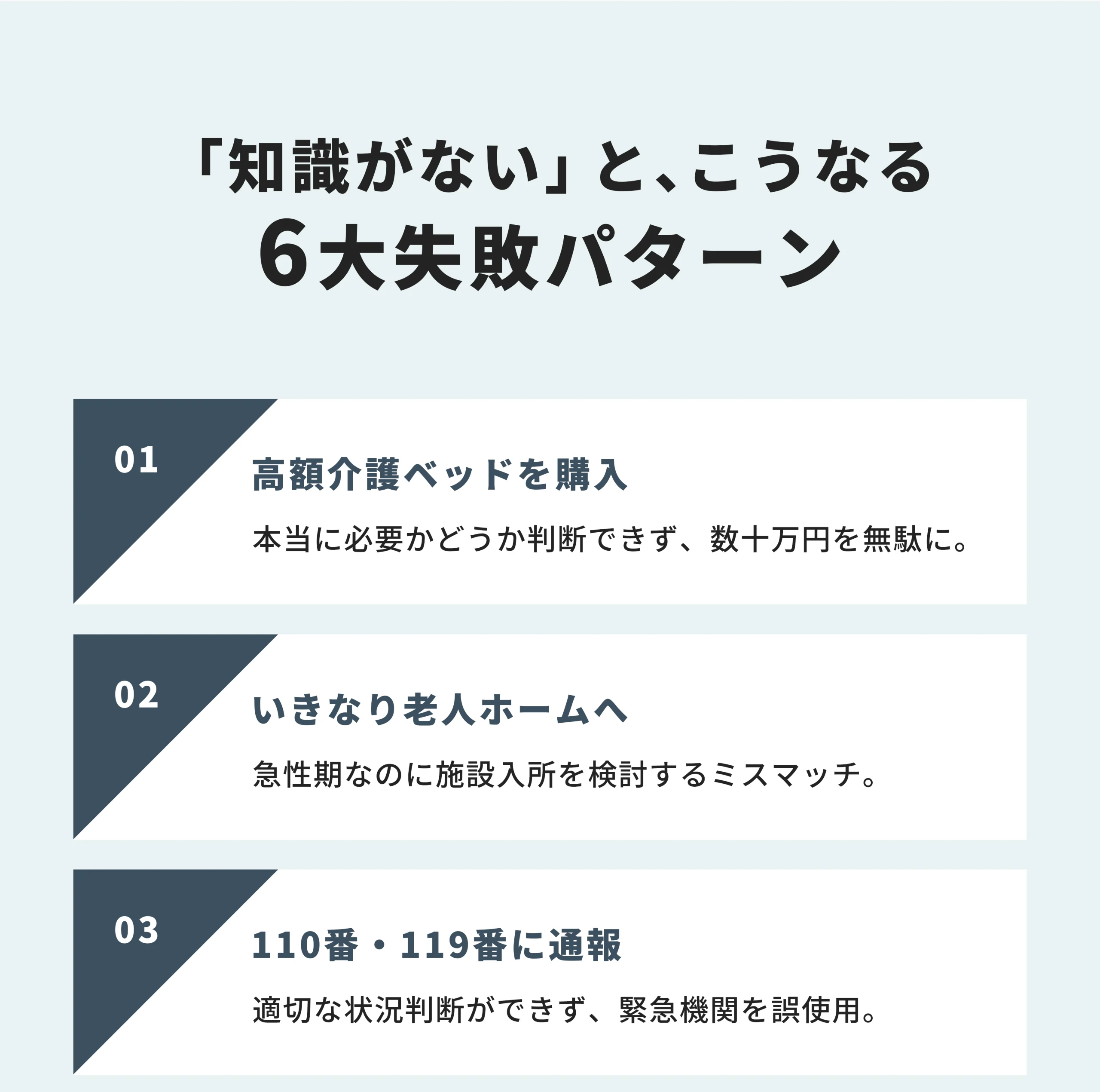 RISK 03：何もしないコストの方が高い